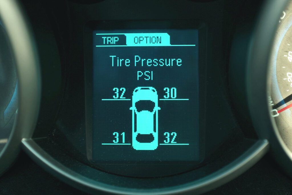 tire pressure light - tire pressure monitoring system