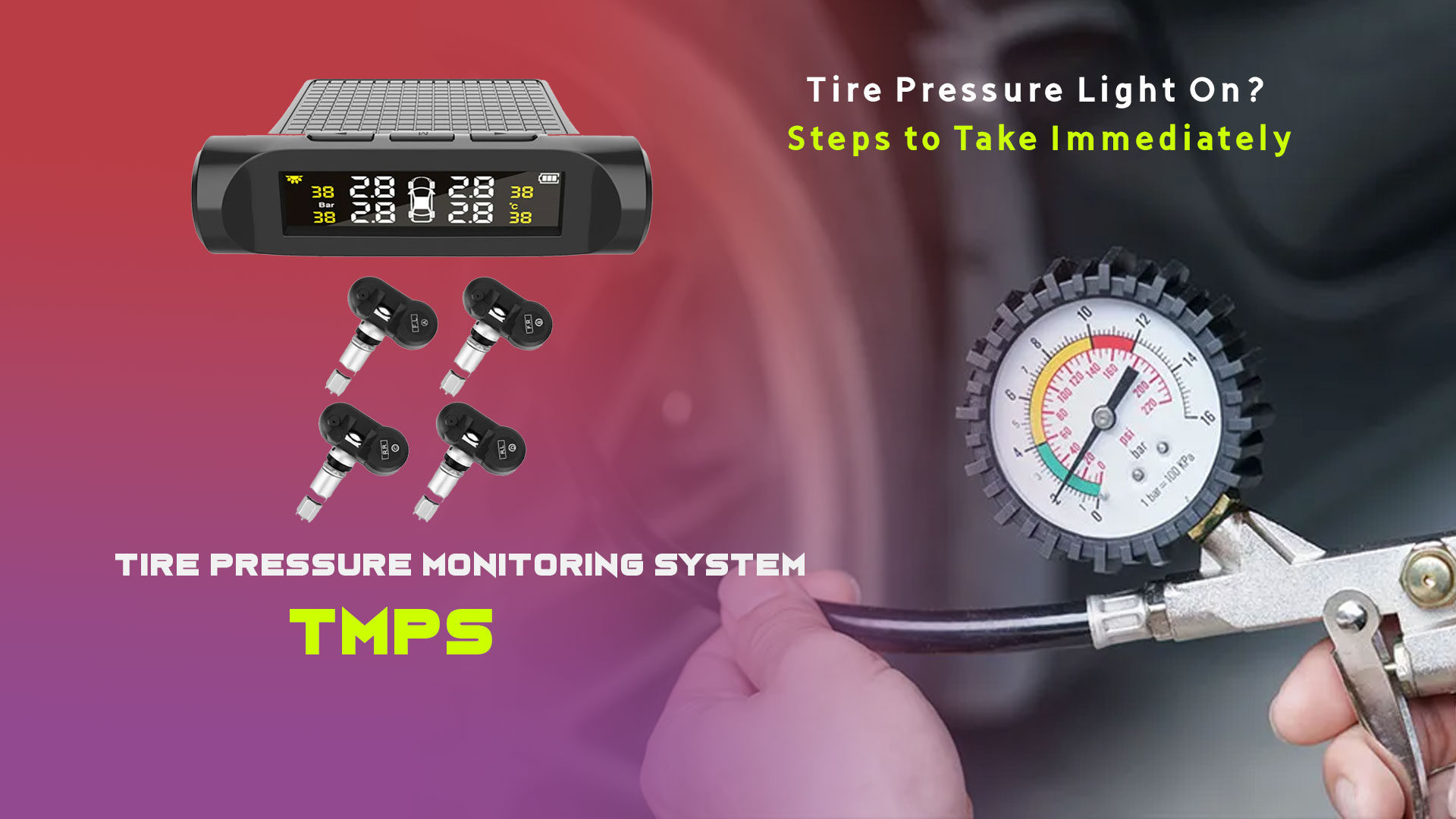 tire pressure light - tire pressure monitoring system